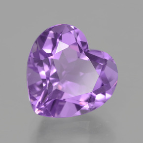 9,17 ctw natürlicher Mittelviolettes Violett Amethyst, Herzform, VVS-VS