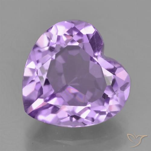 3.05ct Natürlicher Rosaig-violett Amethyst, Herz, VVS-VS