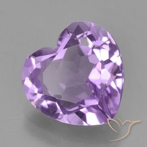 9,17 ctw natürlicher Rosaig-violett Amethyst, Herz, VVS-VS