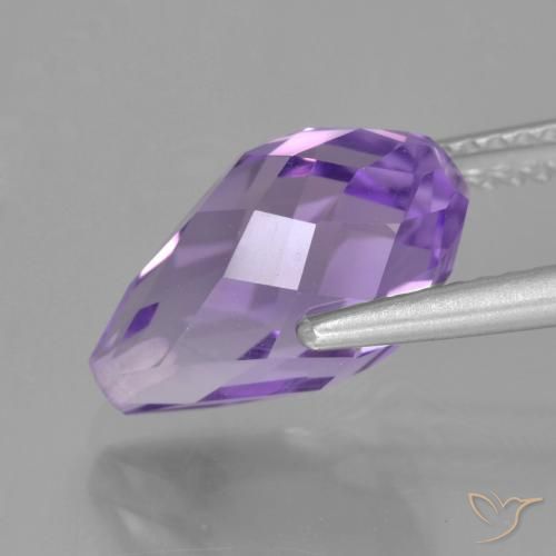 9,17 ctw natürlicher Rosa Iris Violett Amethyst, Briolette, VS