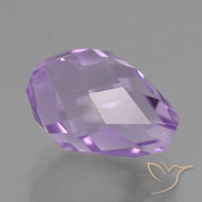 9,17 ctw natürlicher Hellrosa Violett Amethyst, Briolette, VS