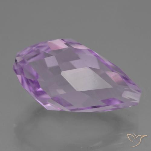 9,17 ctw natürlicher Hellrosa Violett Amethyst, Briolette, VS