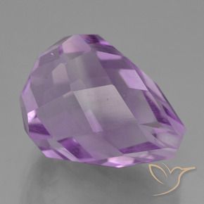 9,17 ctw natürlicher Rosaig-violett Amethyst, Briolette, VS