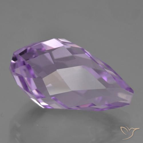 9,17 ctw natürlicher Mittelrosa Violett Amethyst, Briolette, VVS-VS