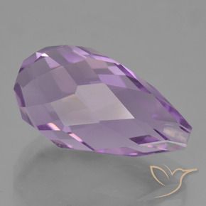9,17 ctw natürlicher Mittelrosa Violett Amethyst, Briolette, VS