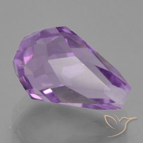 9,17 ctw natürlicher Mittelviolett Amethyst, Briolette, VS