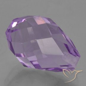 9,17 ctw natürlicher Mittelviolett Amethyst, Briolette, VS