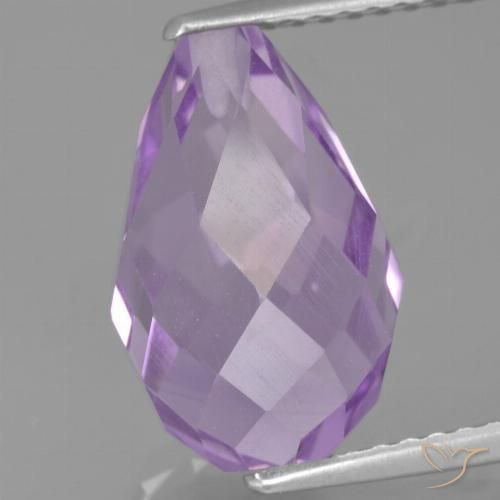 5.67ct Natürlicher Iris Violett Amethyst, Briolette, VS