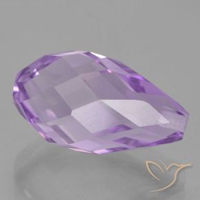 9,17 ctw natürlicher Rosaig-violett Amethyst, Briolette, VS