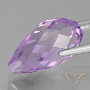 9,17 ctw natürlicher Rosaig-violett Amethyst, Briolette, VS