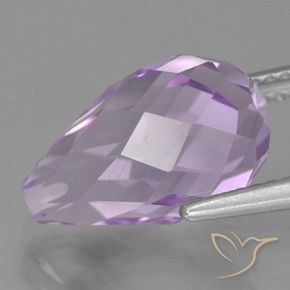 9,17 ctw natürlicher Mittelviolett Amethyst, Briolette, VS