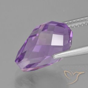 9,17 ctw natürlicher Lilaisch-violett Amethyst, Briolette, VS