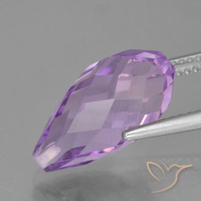 9,17 ctw natürlicher Lilaisch-violett Amethyst, Briolette, VS