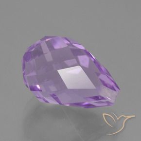 9,17 ctw natürlicher Mittelviolett Amethyst, Briolette, VS