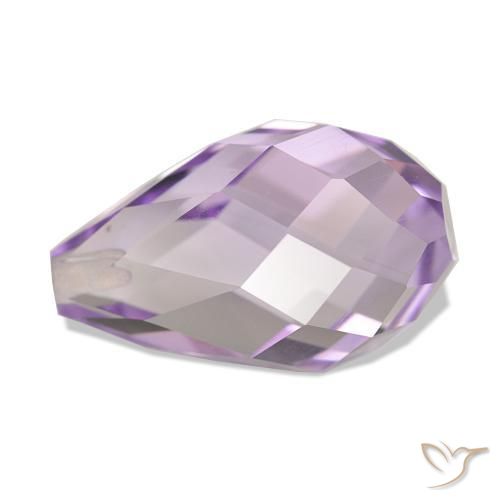 9,17 ctw natürlicher hellviolett Amethyst, Briolette, VS