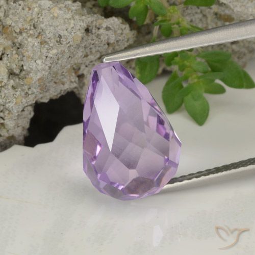 7.13ct Natürlicher Iris Violett Amethyst, Briolette, VS