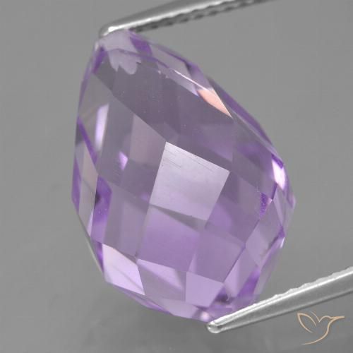 12.70ct Natürlicher Mittelviolett Amethyst, Briolette, VS