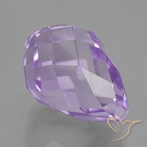 9,17 ctw natürlicher Mittelviolett Amethyst, Briolette, VS