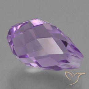 9,17 ctw natürlicher Mittelrosa Violett Amethyst, Briolette, VS