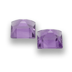 2.05 ct natürliche Violet Amethyst-Edelsteine, Quadrat, VVS-VS