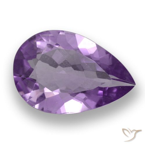 9,17 ctw natürlicher Tiefviolettes Violett Amethyst, Birnenform, VS