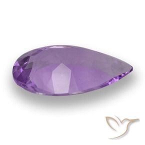 9,17 ctw natürlicher Tiefviolettes Violett Amethyst, Birnenform, VS