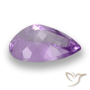 5,23 ctw natürlicher Mittelviolett Amethyst, Birnenform, VVS