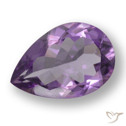 9,17 ctw natürlicher Mittelviolett Amethyst, Birnenform, VS