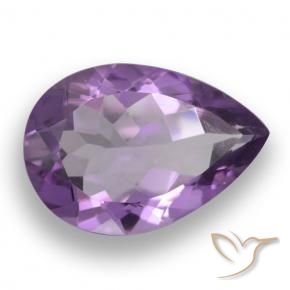 9,17 ctw natürlicher Mittelviolett Amethyst, Birnenform, VS