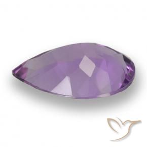 9,17 ctw natürlicher Mittelviolett Amethyst, Birnenform, VS