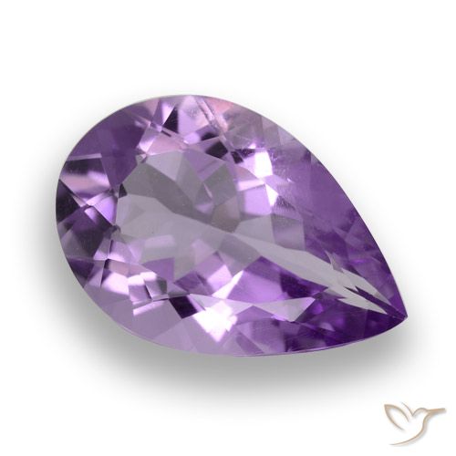 9,17 ctw natürlicher Tiefviolettes Violett Amethyst, Birnenform, VVS-VS