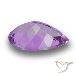9,17 ctw natürlicher Rosaig-violett Amethyst, Birnenform, VVS