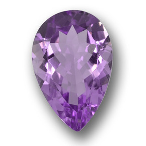 9,17 ctw natürlicher Violet Amethyst, Birnenform, VVS