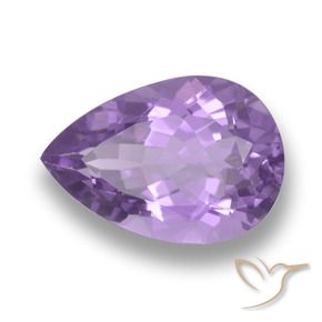 9,17 ctw natürlicher Mittelviolett Amethyst, Birnenform, VVS