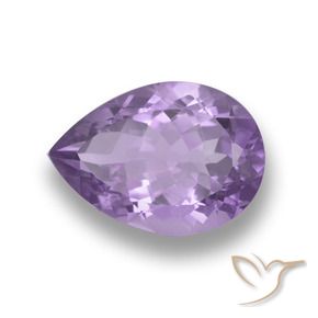9,17 ctw natürlicher Mittelviolett Amethyst, Birnenform, VVS