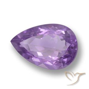 9,17 ctw natürlicher Mittelviolett Amethyst, Birnenform, VVS