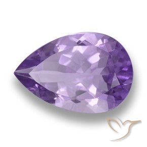 9,17 ctw natürlicher Tiefvioletter Farbton Amethyst, Birnenform, VVS