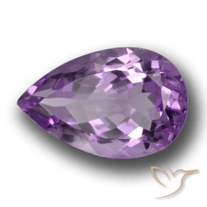 9,17 ctw natürlicher Tiefviolettes Violett Amethyst, Birnenform, VVS