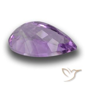 9,17 ctw natürlicher Tiefviolettes Violett Amethyst, Birnenform, VVS