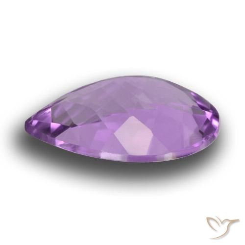 9,17 ctw natürlicher Rosaig-violett Amethyst, Birnenform, VVS