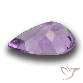9,17 ctw natürlicher Mittelrosa Violett Amethyst, Birnenform, VVS-VS