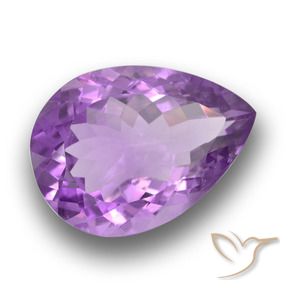 9,17 ctw natürlicher Mittelviolettes Violett Amethyst, Birnenform, VVS-VS