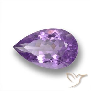 9,17 ctw natürlicher Mittelviolettes Violett Amethyst, Birnenform, VVS-VS