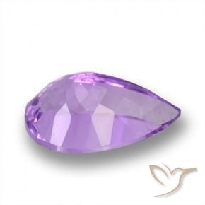9,17 ctw natürlicher Lilaisch-violett Amethyst, Birnenform, VS