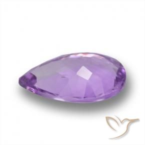 9,17 ctw natürlicher Lilaisch-violett Amethyst, Birnenform, VS