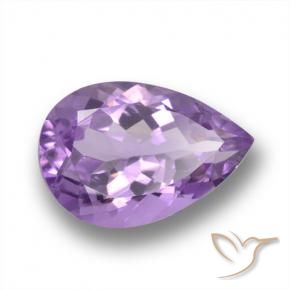 9,17 ctw natürlicher Mittelviolett Amethyst, Birnenform, VS