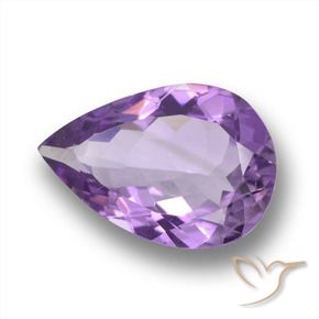 9,17 ctw natürlicher Tiefviolettes Violett Amethyst, Birnenform, VS