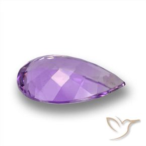 9,17 ctw natürlicher Tiefviolettes Violett Amethyst, Birnenform, VS