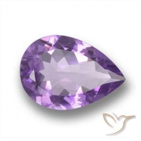 9,17 ctw natürlicher Lilaisch-violett Amethyst, Birnenform, VS