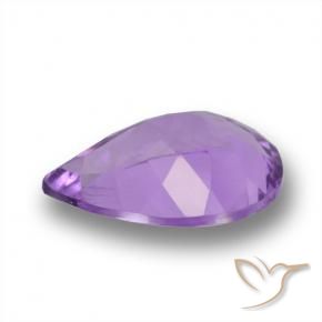 9,17 ctw natürlicher Lilaisch-violett Amethyst, Birnenform, VS
